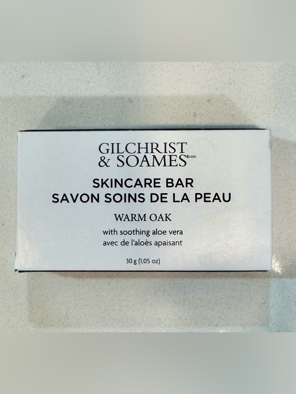 Gilchrist & Soames Warm Oak Skincare Bar_NWT